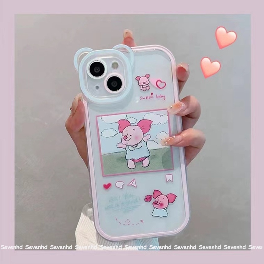 Ốp Điện Thoại Mềm In Hình Gấu Pooh Cho iPhone 14 13 12 11 Pro Max Xs Max Xr X 6 6s Plus