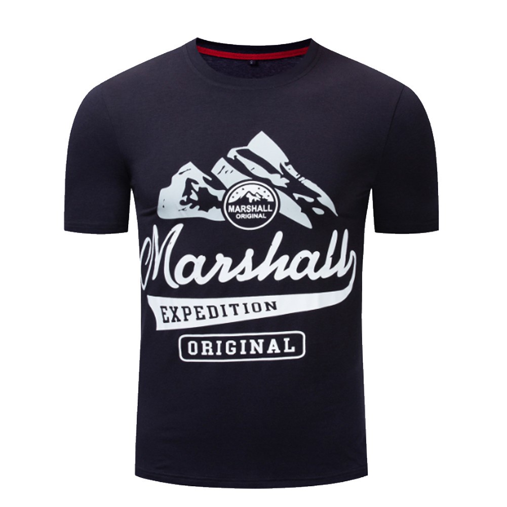 100% Cotton Snow Mountain Logo Marshall  Marshall Expedition Shirt