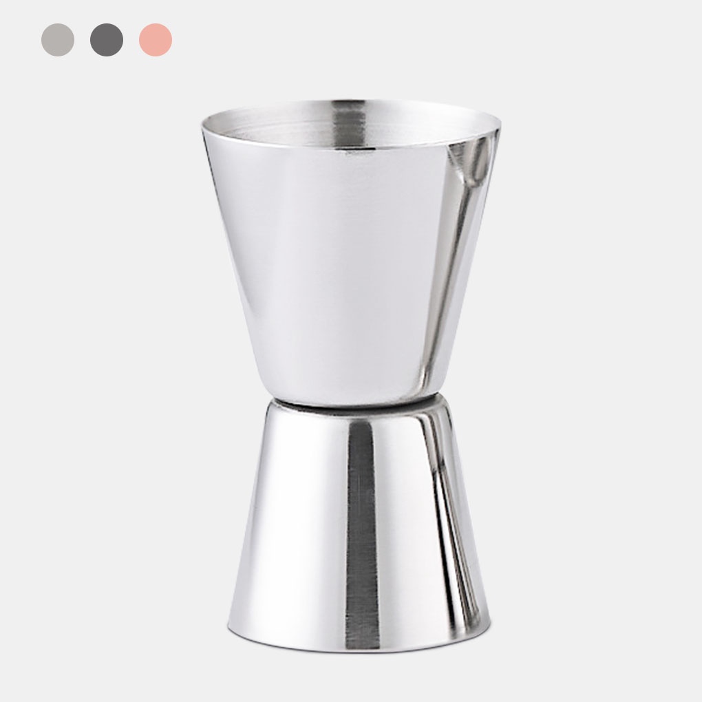 [Coco] Double Jigger for Cocktails 15/30ml Bar Measuring Cup Stainless Steel Mixed Drinks Measurer