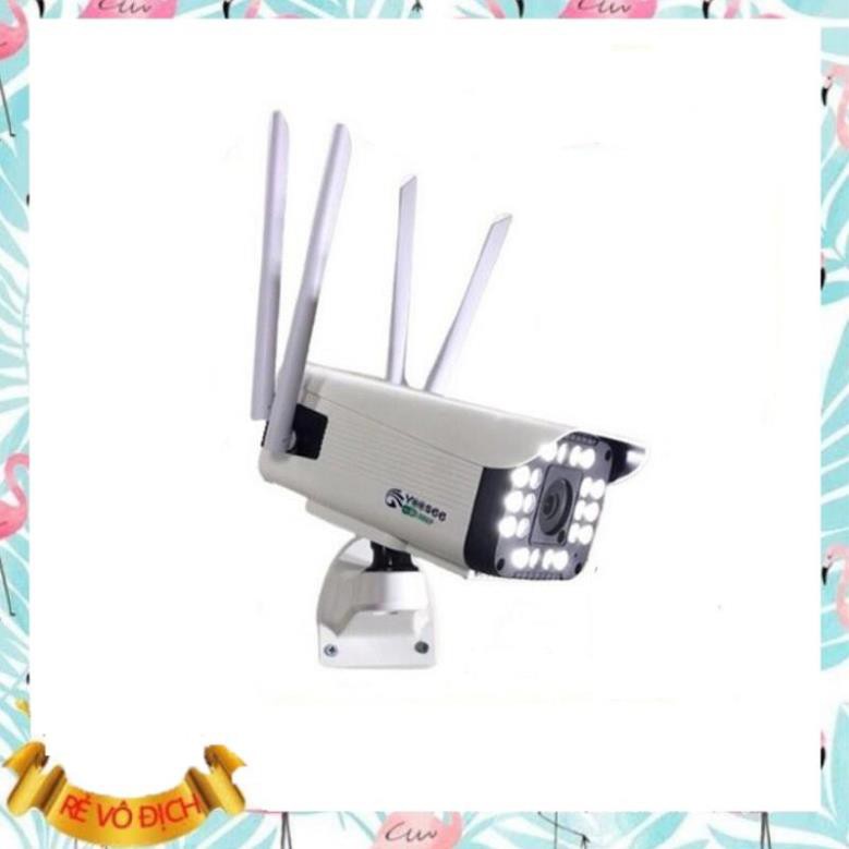 Camera yoosee thân xoay 4 râu 20 đèn 3.0 MPX góc rộng ban đem có màu kèm thẻ nhớ yoosee | BH 12 Tháng | BigBuy360 - bigbuy360.vn