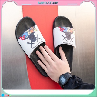 Dép quai ngang Kaws thời trang nam nữ, dép thể thao phong cách nhật bản