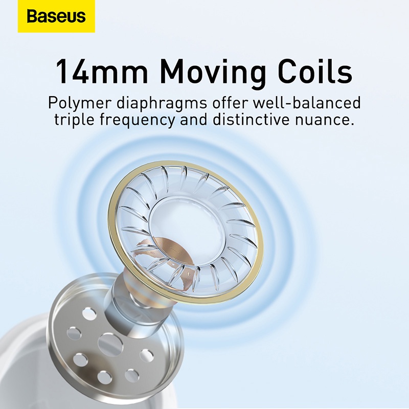 Tai nghe Baseus H17 Encok kiểu nhét tai có dây 3.5mm -HSHOP365