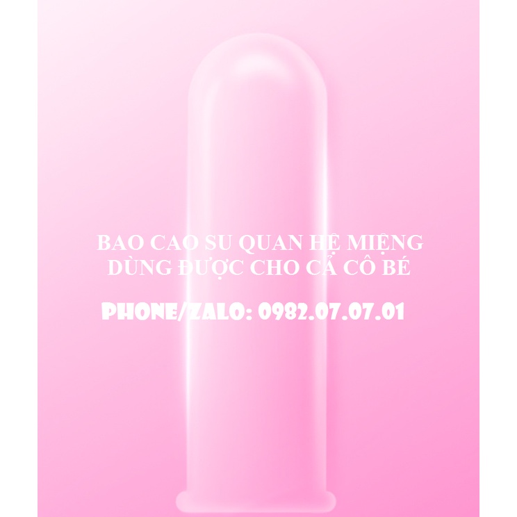 Bao Cao Su Quan Hệ Miệng Oral Sex Hộp 10 Cái Phiên Bản PRO, Siêu Trơn Mịn Không Mùi, Vệ Sinh, An Toàn Cho Quan Hệ Miệng