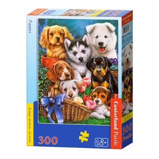 Xếp hình puzzle những chú chó con 300 mảnh CASTORLAND B-030323