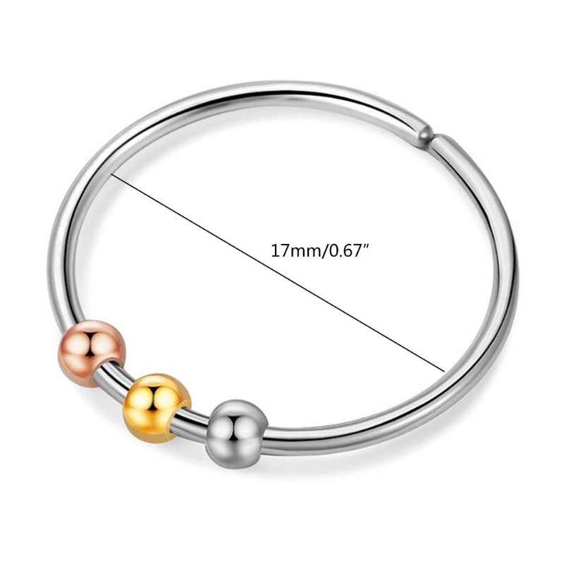 Nhẫn Xoay Mạ Đồng Giảm Căng Thẳng Cho Nam Nữ