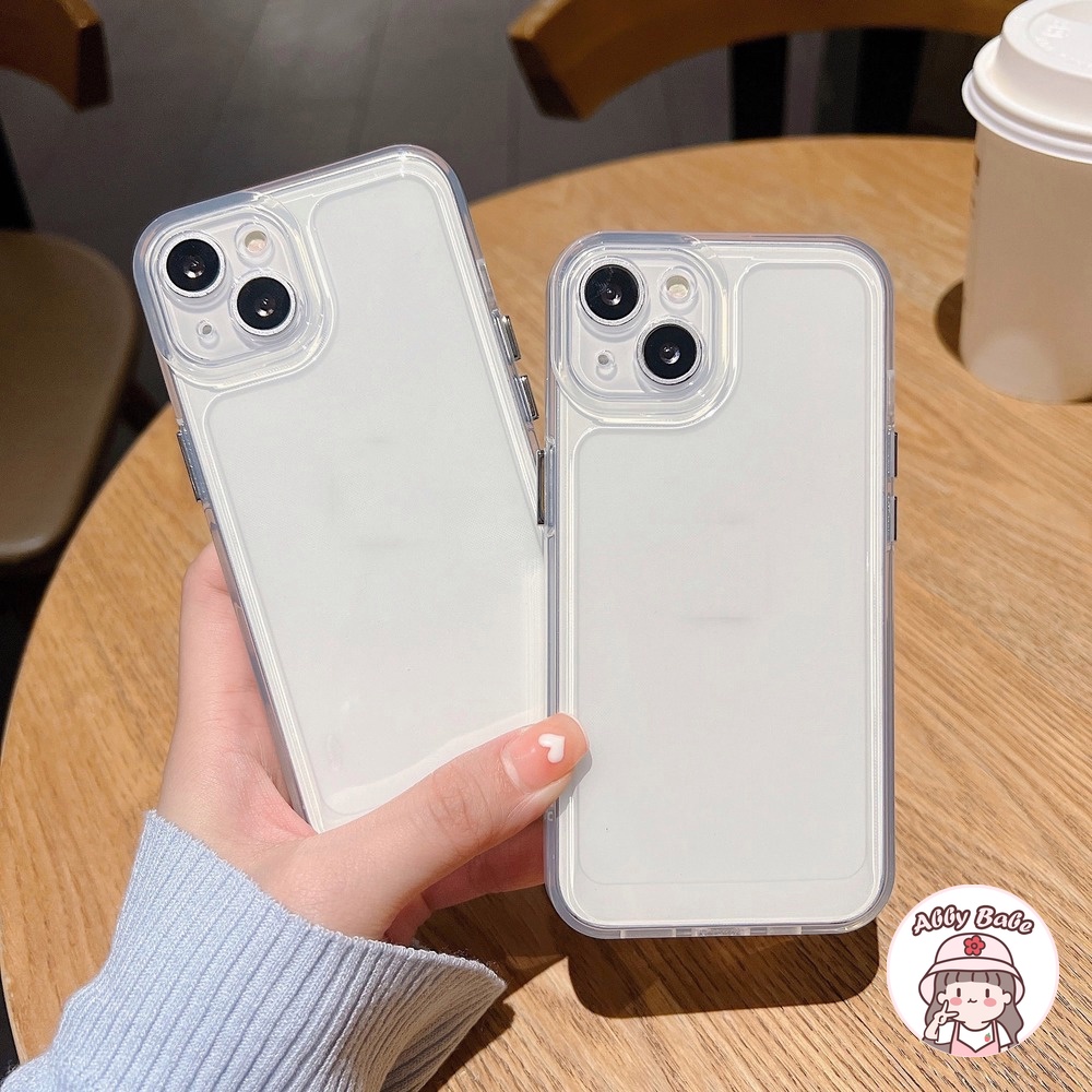 Ốp Điện Thoại TPU Mềm Trong Suốt Đơn Giản Chống Sốc Chống Trượt Cho IPhone 14 Pro Max 11 7Plus 13 12 11 Pro Max X XS XR