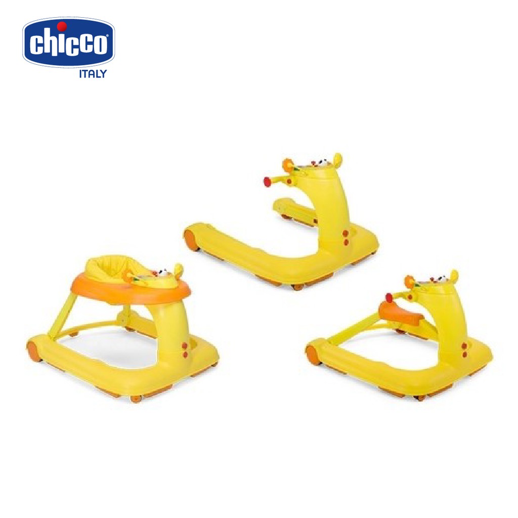 Xe tập đi ba bước 123 Chicco màu vàng cam
