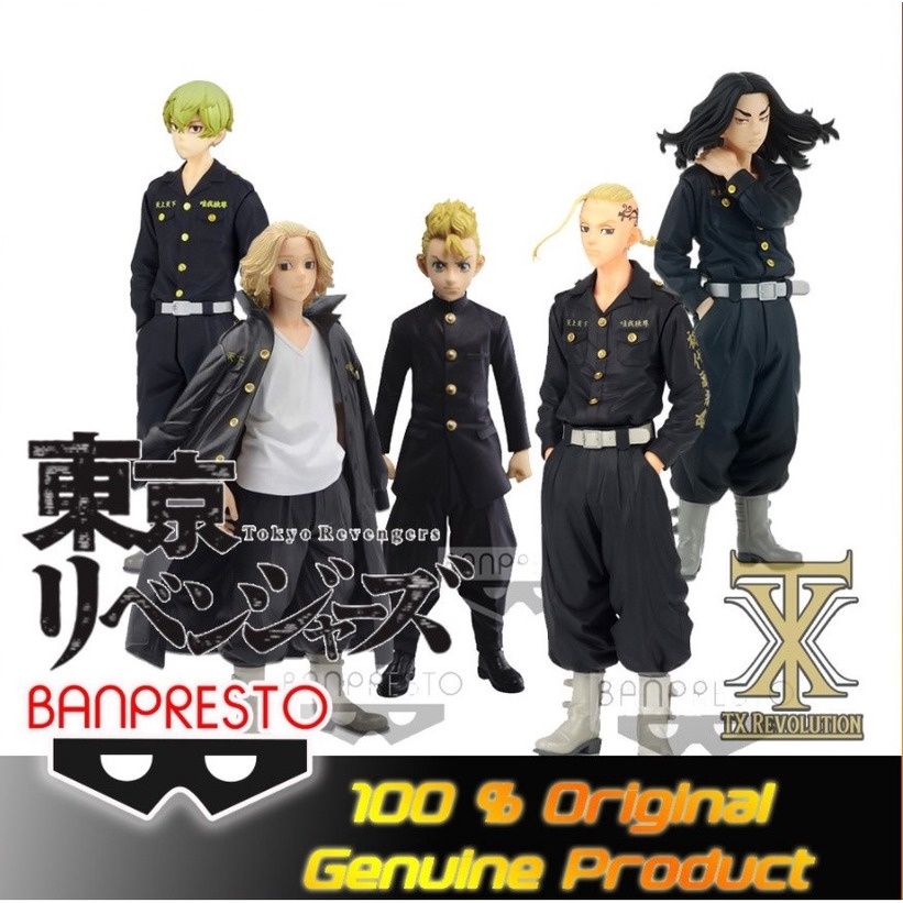 Mô hình đồ chơi nhân vật anime Tokyo Revengers Mikey/Draken bằng PVC thích hợp làm quà tặng sinh nhật