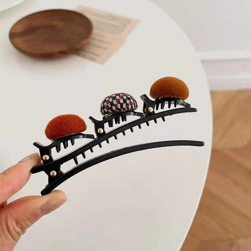 Kẹp Tóc Mái Đính Bóng Lông Dễ Thương Ngọt Ngào Phong Cách Hàn Quốc Cho Nữ