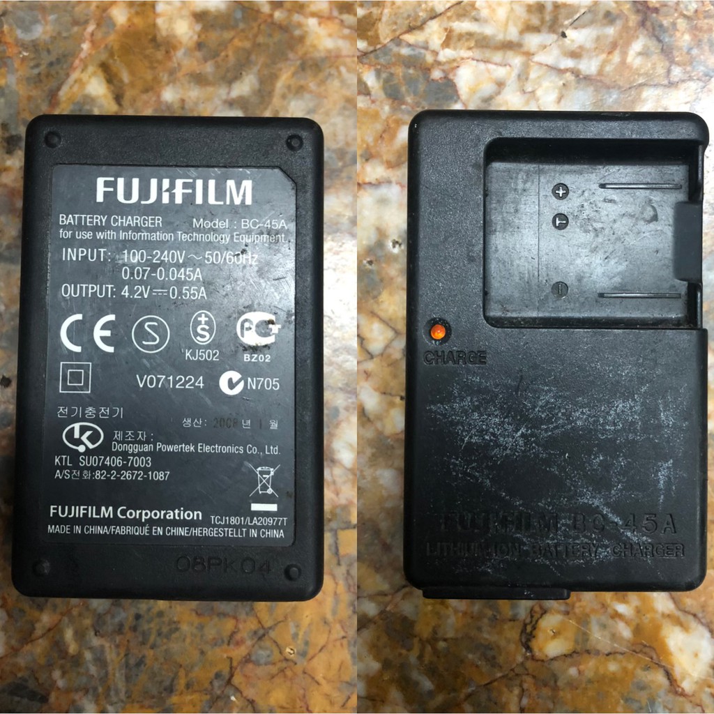 🌟CŨ ZIN🌟 Bộ sạc pin BC-45A Fujifilm NP-40 NP-45 NP-45A NP-50 NP40 NP45 NP45A bc45a bc 45a NP40 NP60 