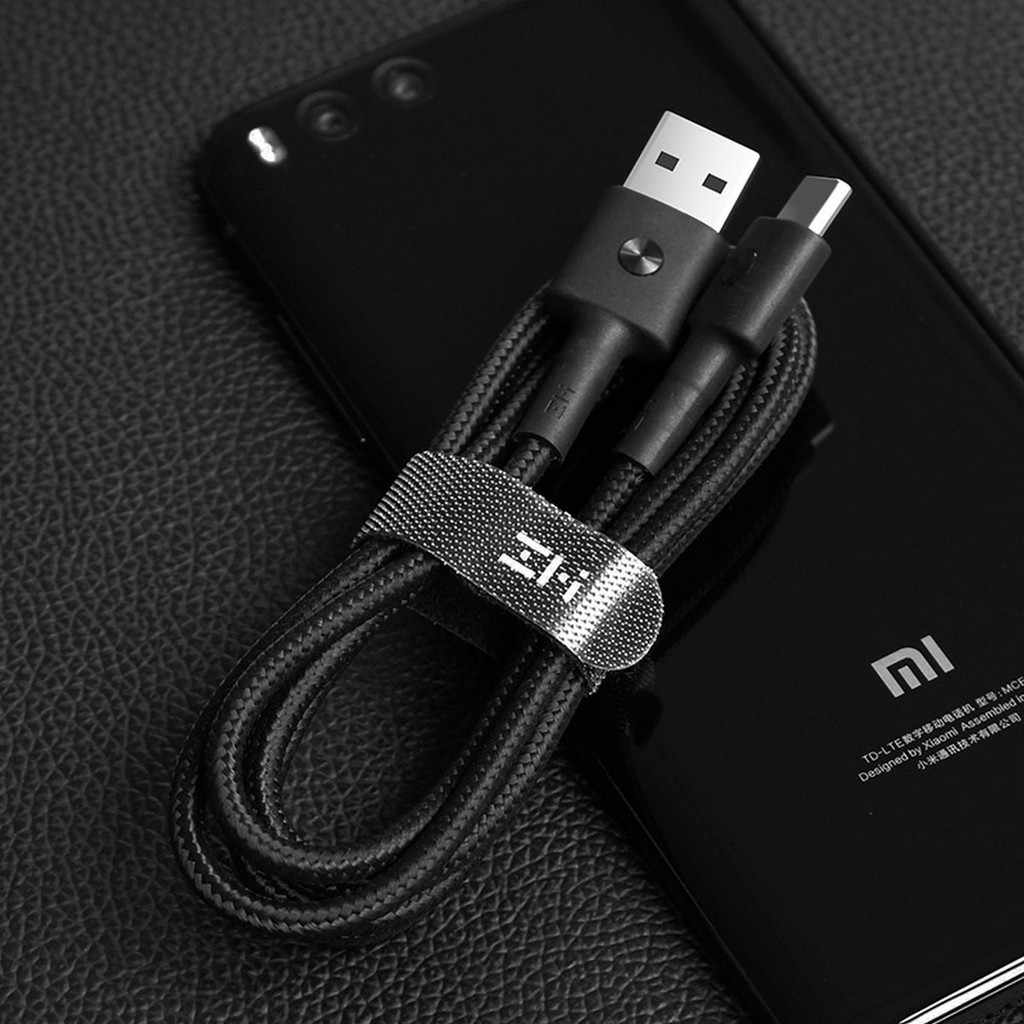 Dây Cáp Sạc Xiaomi Type C Braided Cable 1m- Kết nối USB to Type-C - SJV4109GL- Chính hãng - Bảo hành 12 tháng