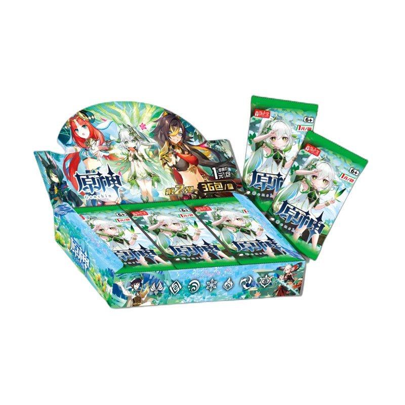 (LT - FULL BOX) Hộp ảnh thẻ nhân vật GENSHIN IMPACT card ảnh in hình anime chibi