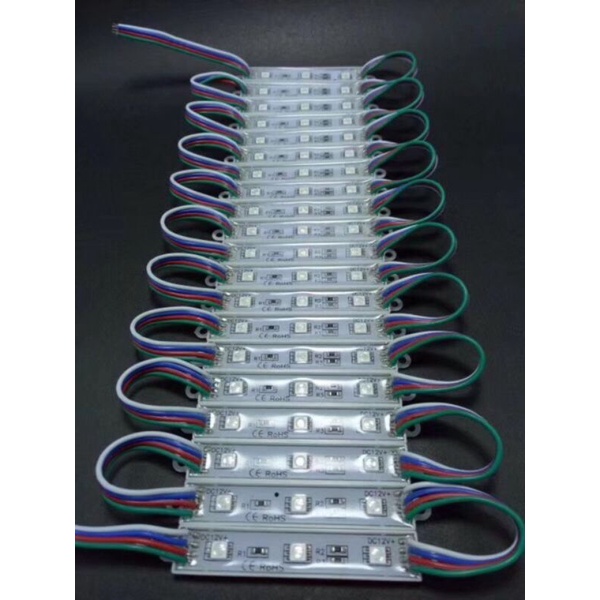 Led hắt 7 màu RGB vỉ 20 thanh chống nước