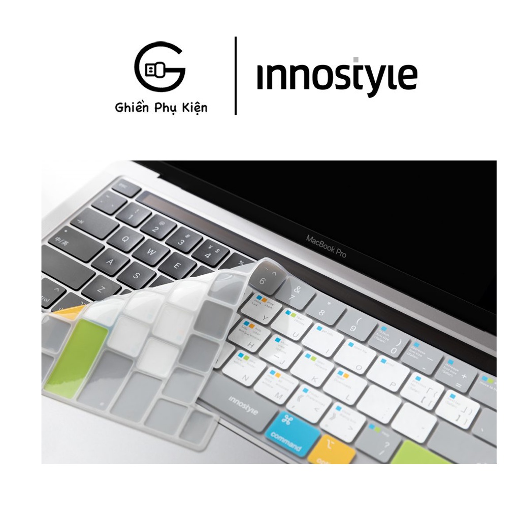 Phủ Phím Innostyle Keyguard Navigator Shortcut For Macbook Air/Pro M1 13/14/16inch - Hàng Chính Hãng