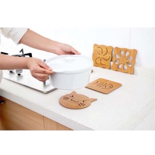 Lót nồi bằng gỗ