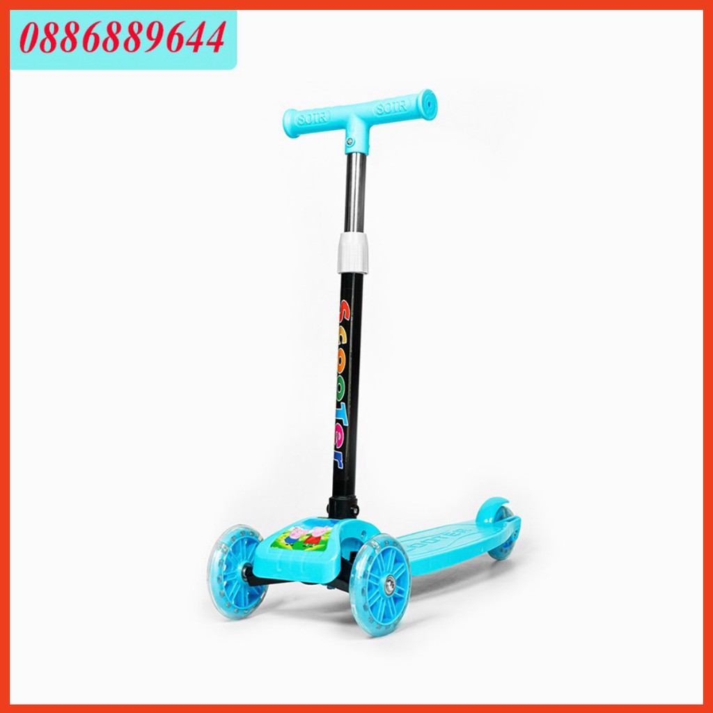 Xe Trượt Scooter 3 Bánh Cho Trẻ Em 2 Màu HY-01 PatinCentosy1