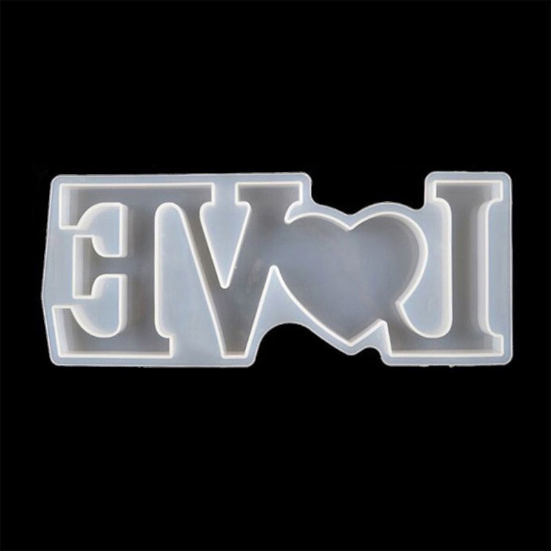 Set 1 / 3 Khuôn Làm Đồ Trang Trí Bằng Epoxy Hình Chữ Family Độc Đáo DIY