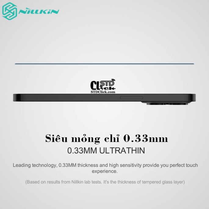 KÍNH CƯỜNG LỰC IPHONE 13 PRO MAX NILLKIN CP+PRO 2.5D CHÍNH HÃNG - HÀNG CHUẨN