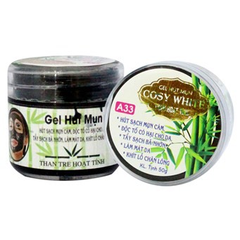 Gel hút mụn Than tre hoạt tính Cosy White 30g