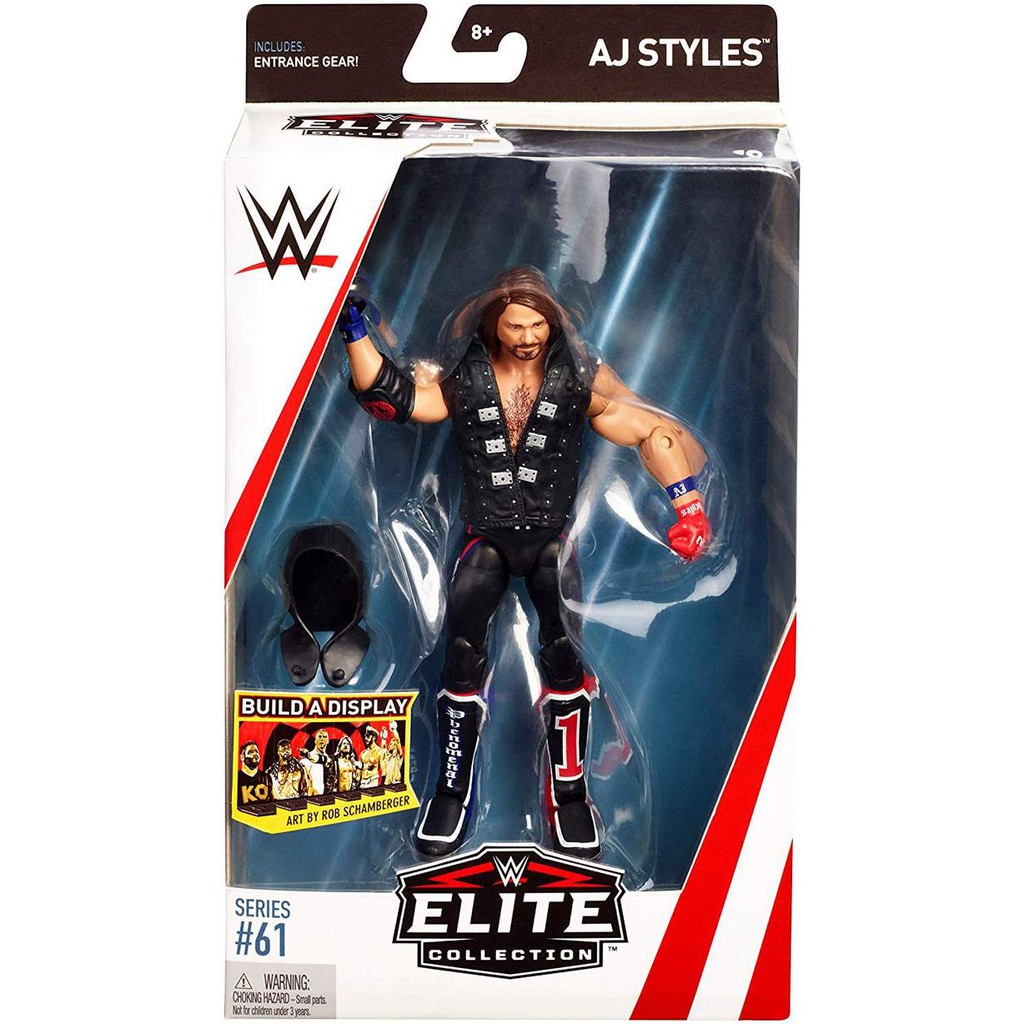 Mô hình đô vật mỹ WWE AJ STYLES - ELITE 61
