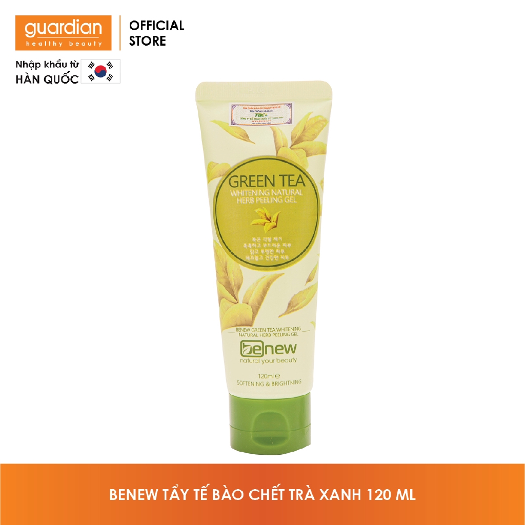 Gel tẩy da chết trà xanh Benew Green Tea Whitening Natural Herb Peeling Gel 120ml | BigBuy360 - bigbuy360.vn