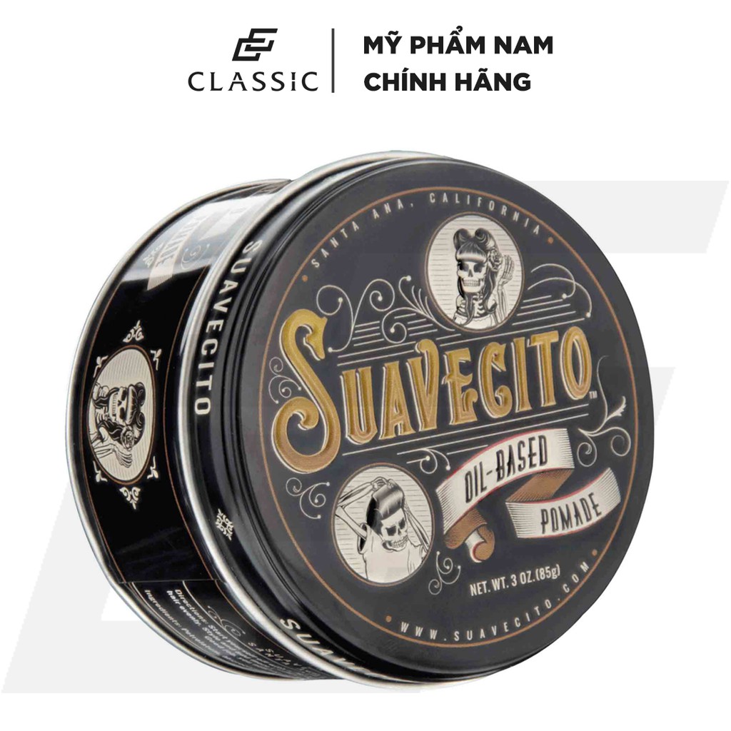 Sáp Vuốt Tóc Suavecito Oil Based Pomade 85g