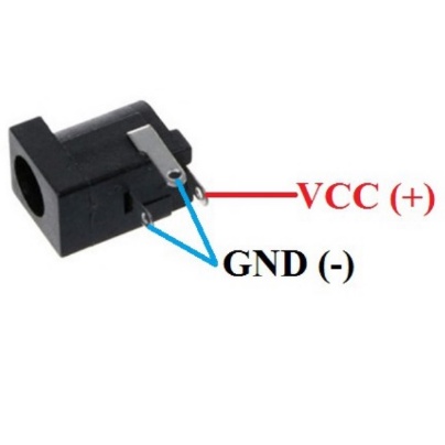 Đầu cắm nguồn DC cái kích thước 5.5*2.1mm