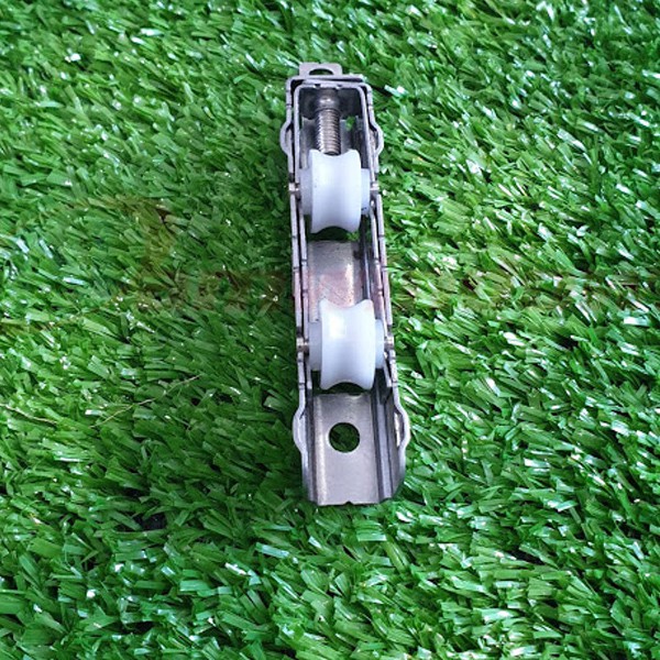 BÁNH XE ĐÔI CỬA LÙA 55 NHÔM KÍNH | MÃ KL27