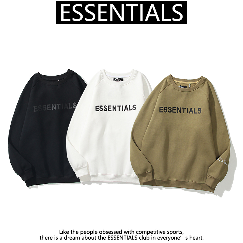 Áo sweater chất liệu cotton in họa tiết chữ hợp thời trang trẻ trung cho nữ nam