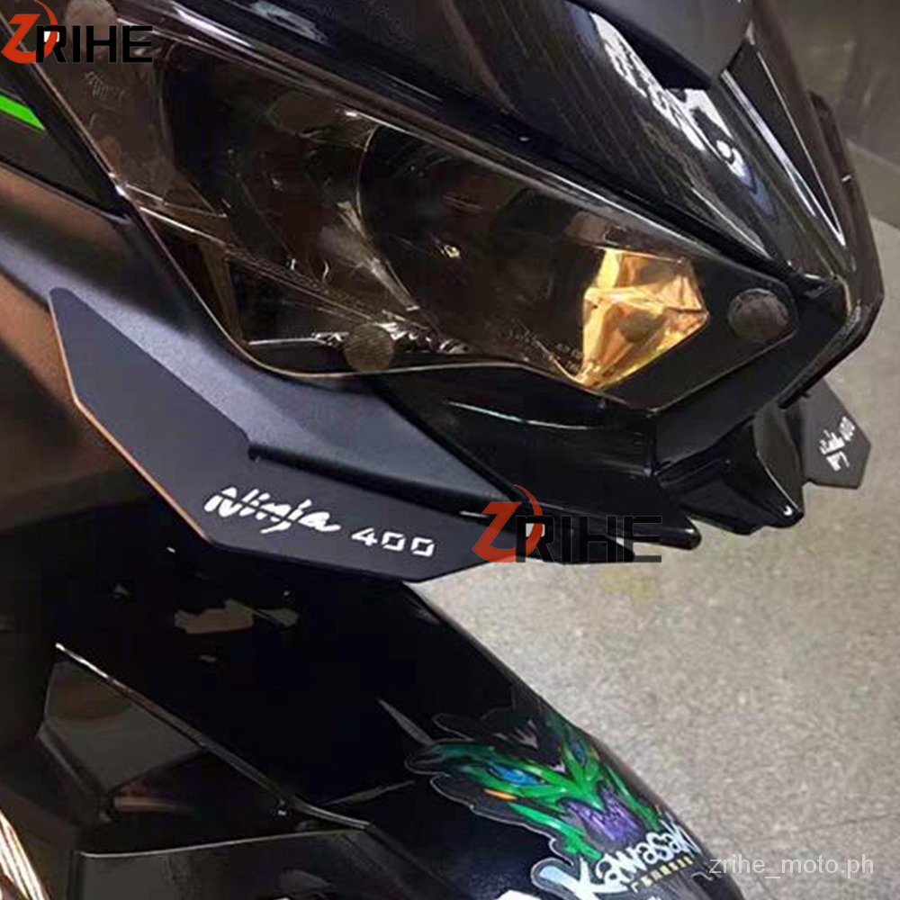Xe Máy Phía Trước Fender Trang Trí Mũi Mũi Cho KAWASAKI NINJA 400 Ninja400 2018-2021 CNC Downforce