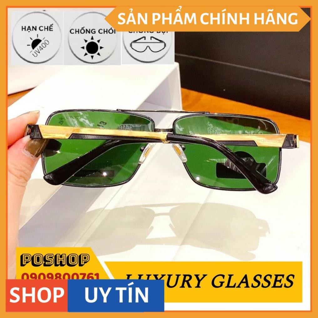 KÍNH MÁT NAM VUÔNG CAO CẤP 8712 Tròng POLAROID TRÒNG THỦY TINH chống uv400 chống chói tặng kính đi đêm | BigBuy360 - bigbuy360.vn