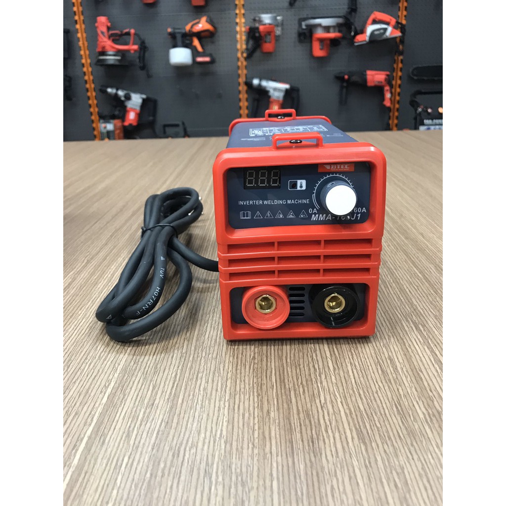 Máy hàn điện tử mini Inverter BTEC mã MMA-160J1 ( chuyên dùng cho gia đình )