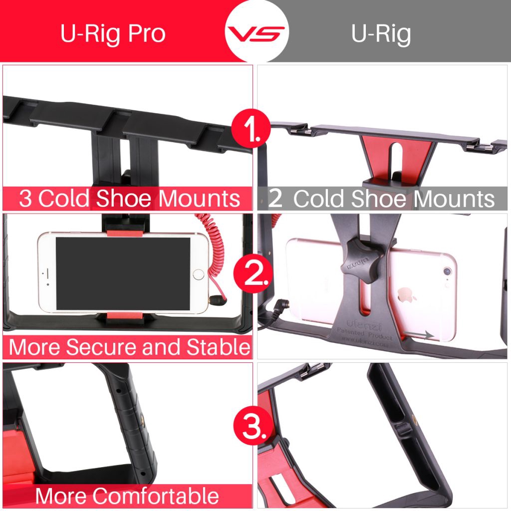 Giá Đỡ Điện Thoại Cầm Tay Ulanzi U-Rig Pro Hình Con Thỏ