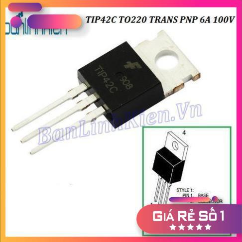 [MInh Hà] TIP42C TO220 TRANS PNP 6A 100V (DIP)
