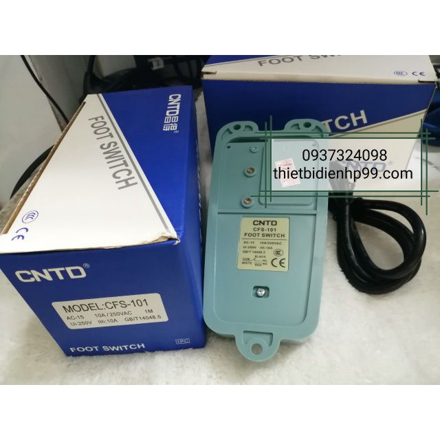 Công tắc bàn đạp 10A-250vac cfs-101 cntd