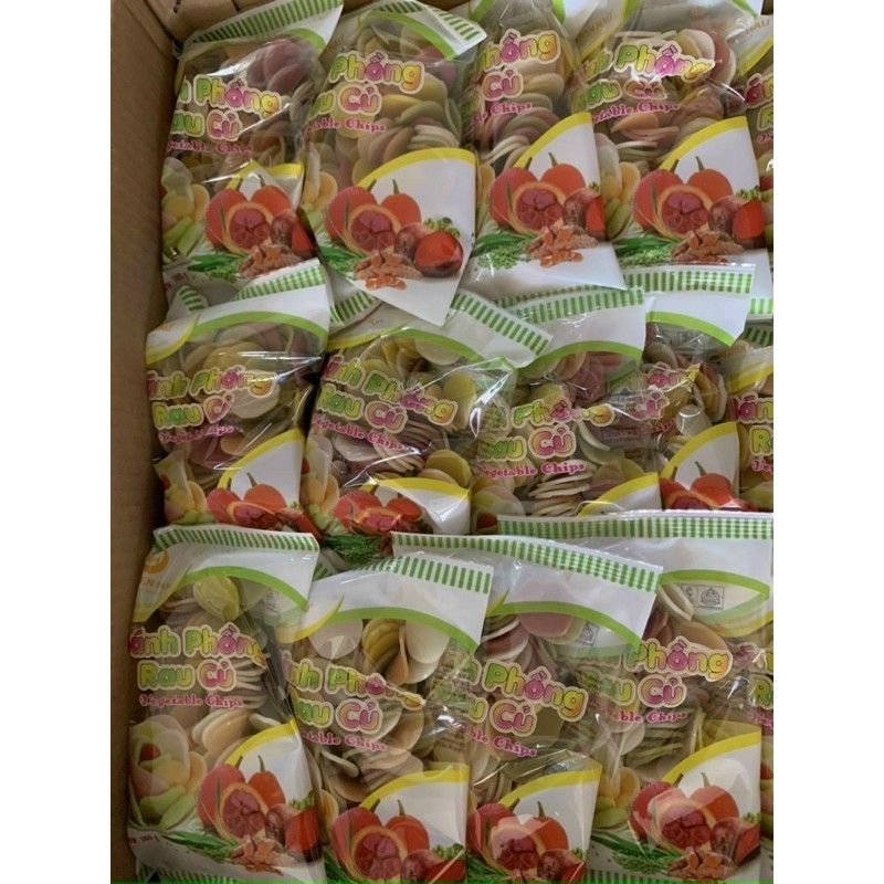 Phồng tôm rau củ ngũ sắc 200gr