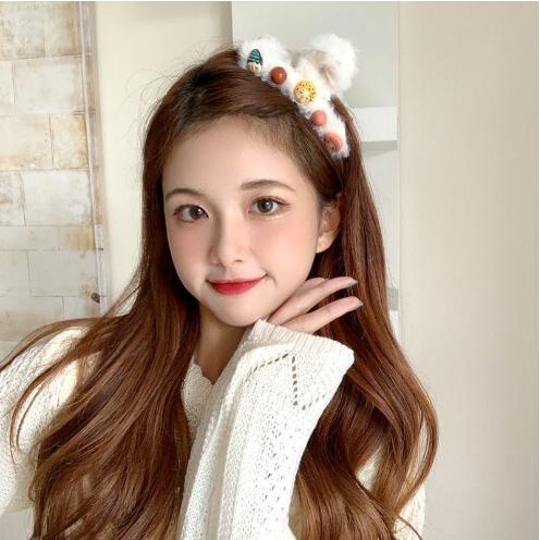 Kẹp tóc gấp tóc càng cua lông nhung mềm mại hoạt hình xinh xắn cho bạn gái GLONG_HH