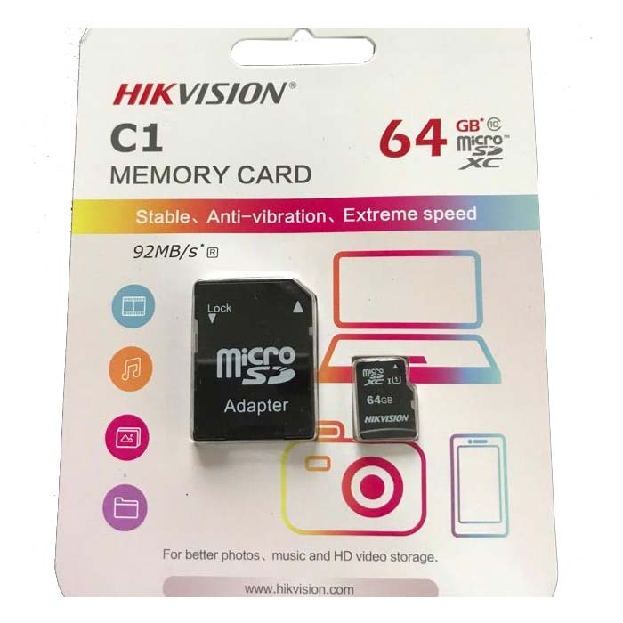 [NPP CHÍNH HÃNG] Thẻ nhớ Micro SD HIKVISION 32GB 64GB 128GB Class 10 tốc độ 92MB/s  chuyên ghi hình cho camera - DIGI