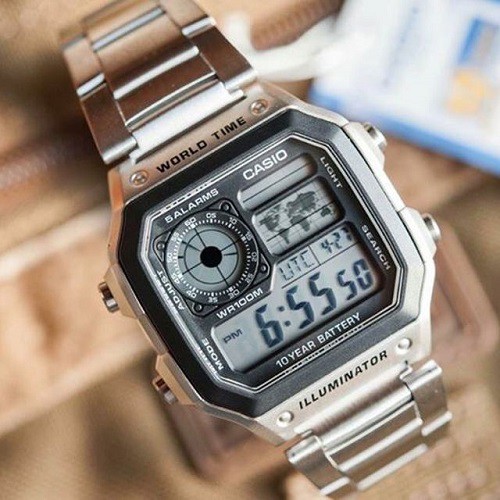 Đồng hồ nam Casio AE-1200WHD-1AVDF Chính hãng