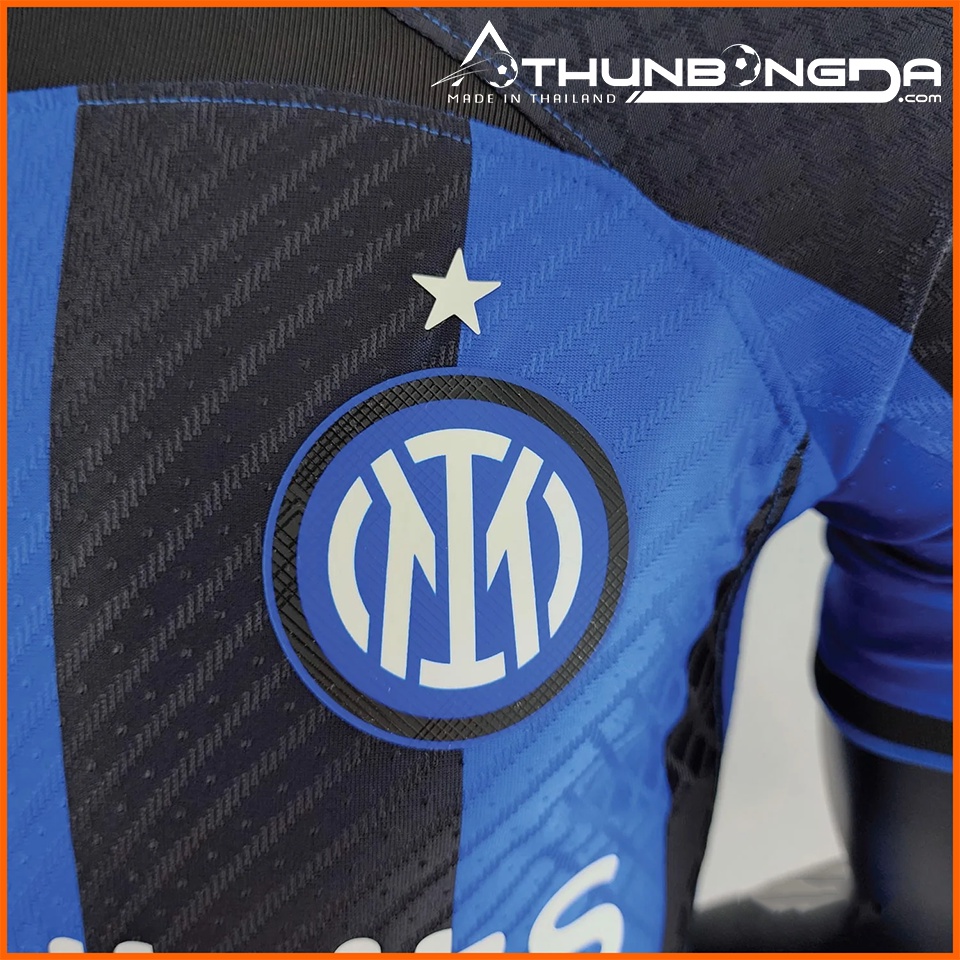 Áo Inter Milan sọc xanh đen sân nhà 2022/2023, 2022/23 bản PLAYER Issue BODY fit cao cấp Thái Lan