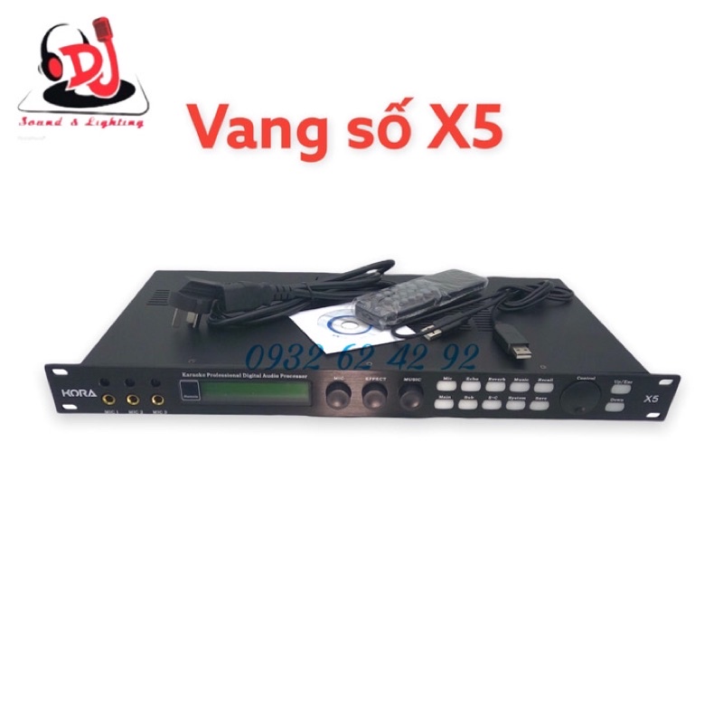 Vang số x5, vang số chống hú karaoke, thiết bị karaoke chuyên nghiệp