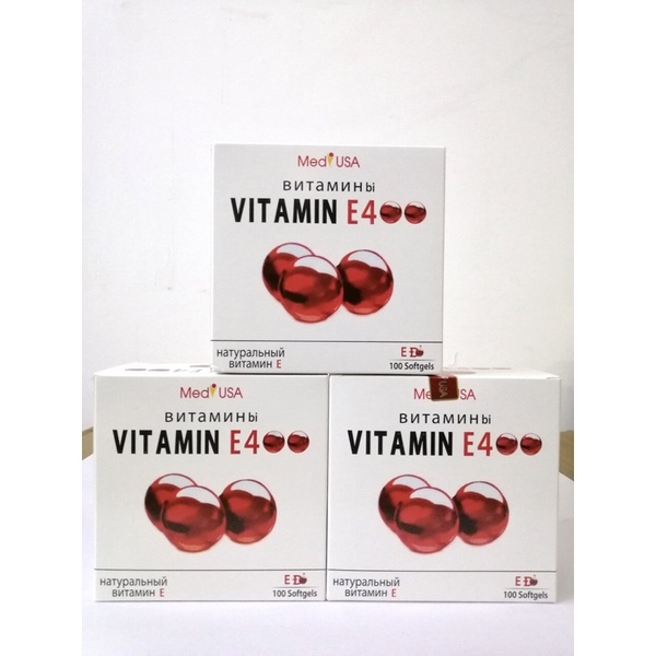 VITAMINE E4 ĐỎ ( HỘP 100 VIÊN )