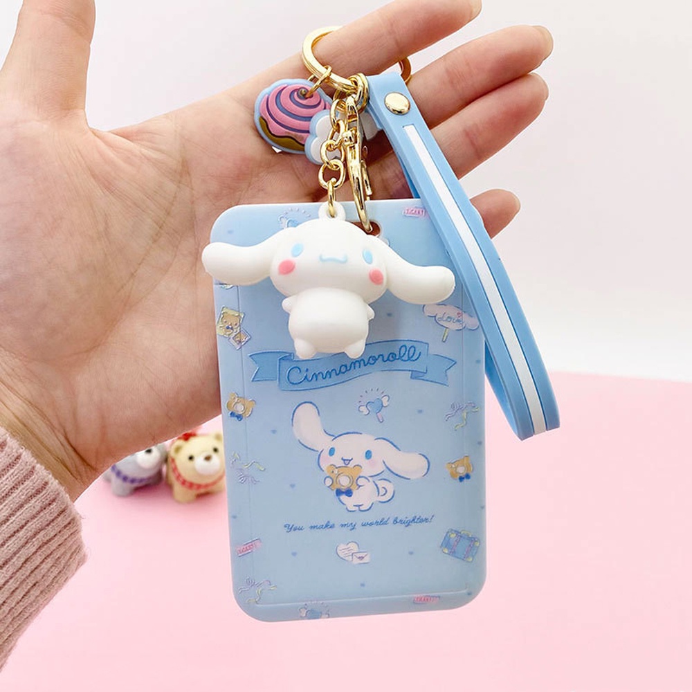 Dây đeo thẻ ID họa tiết hoạt hình dễ thương thời trang cho học sinh