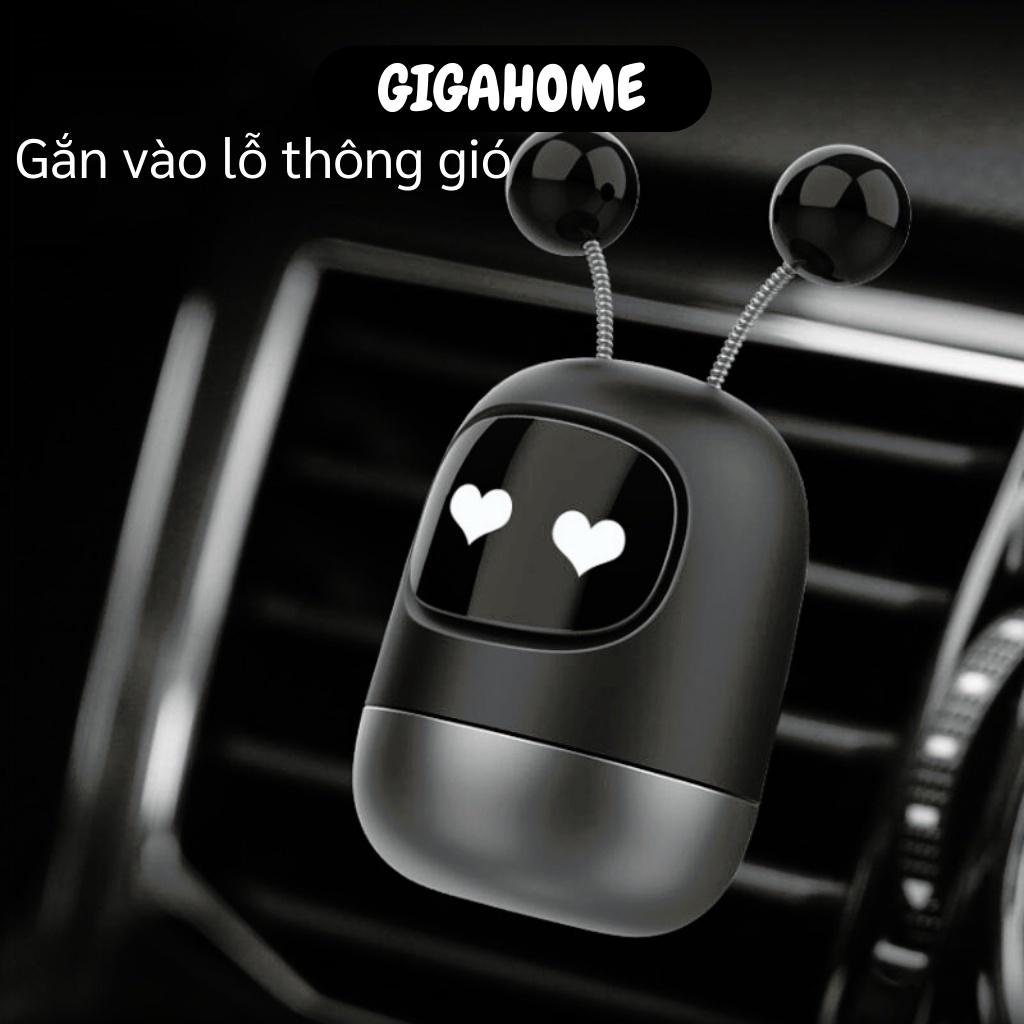 Nước Hoa Xe Hơi GIGAHOME Nước Hoa Ô Tô Mini Khử Mùi Hình Robot Dễ Thương 10130