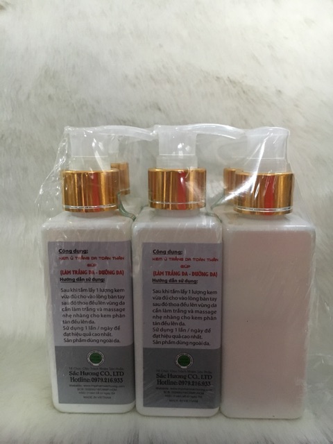 Kem ủ trắng da toàn thân Sắc Hương 150ml