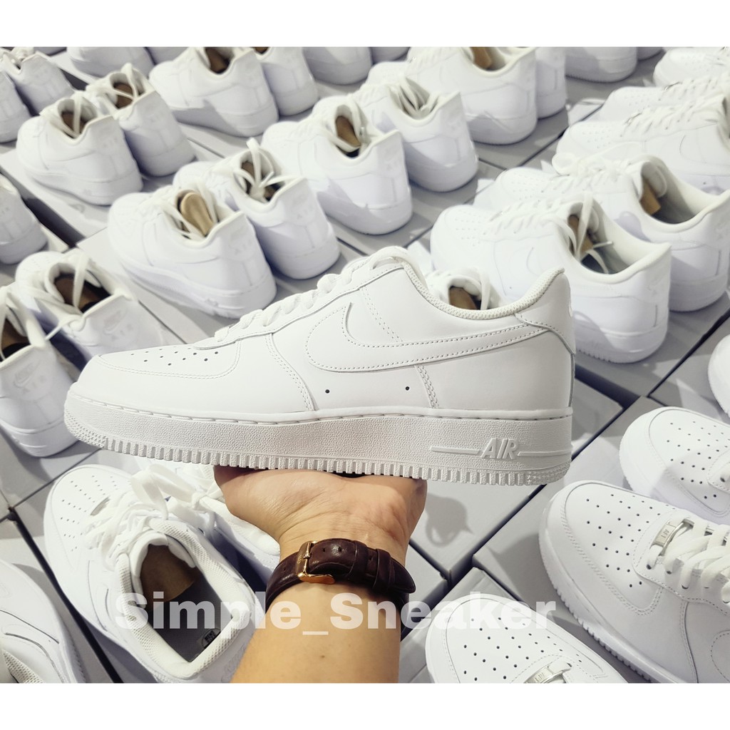 Giày Nike Air Force 1 FREESHIPSneaker Thể Thao Nam Nữ - Giày Nike AF1 All White Chính Hãng Chuẩn Auth