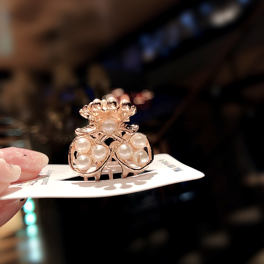 Kẹp Tóc Đính Ngọc Trai Nhân Tạo Phong Cách Hàn Quốc Thời Trang Cho Phụ Nữ