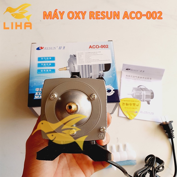 Máy Sủi Khí Oxy Resun Aco002 (25W-40Lít/Phút)-Máy Thổi Khí Oxi Cho Bể Cá