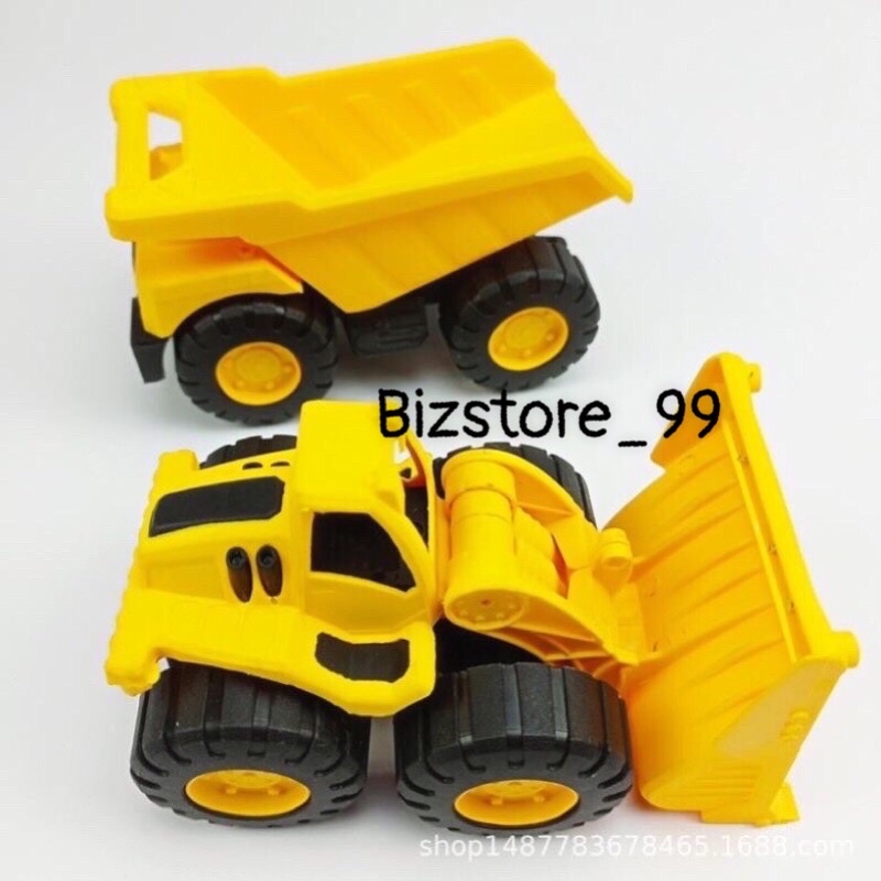 Oto Cần cẩu và xe ben combo 2 cái