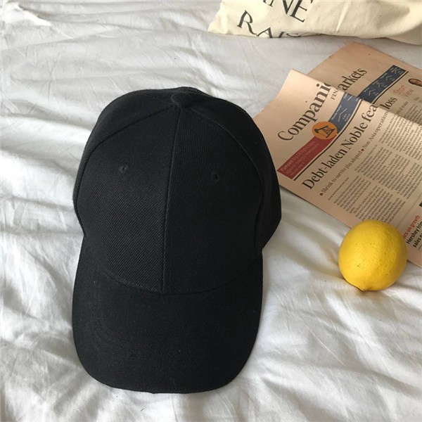 Mũ lưỡi trai màu trơn đơn giản cho nam nữ nhiều màu tuỳ chọn